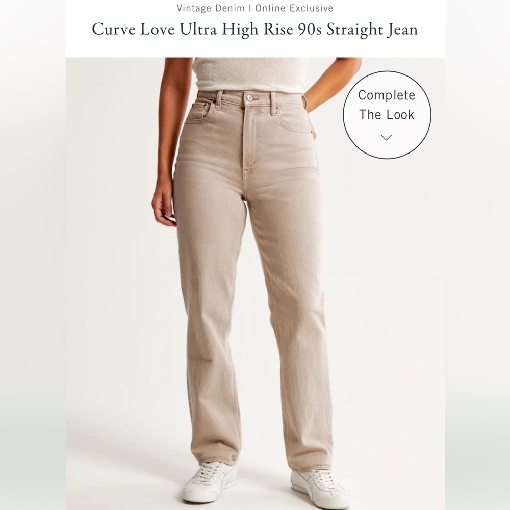 Abercrombie and Fitch 90s Straight Jeans